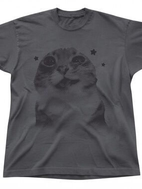 Funny Cat Meme Graphic Tee Gildan T-shirt Halftone Starry Top